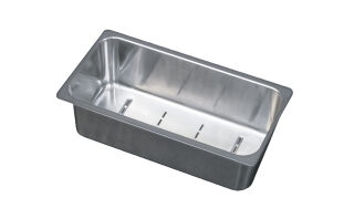 Vide-sauce inox - Bac vide-sauce en inox pour l'&eacute;vier EV22411LC