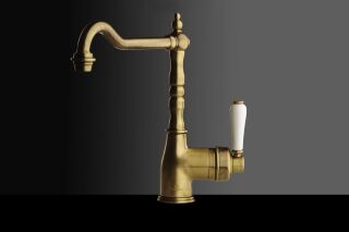 R200 092 - Mitigeur de cuisine Chambord, bec pivotant vieux bronze