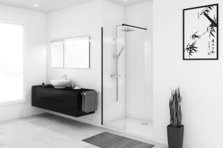 LUISINA - Erione - Paroi de douche fixe Erione 800 mm
