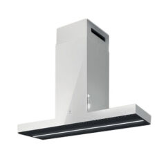 Haiku Island Blanc - Hotte en &icirc;lot Elica Haiku 120 cm coloris Krion blanc