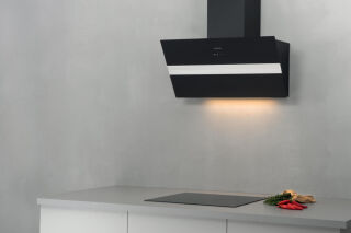 Art Noir - Hotte verticale Silverline Art 90 cm coloris Noir