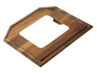 Planche iroko - Planche &agrave; d&eacute;couper en iroko avec petite planche int&eacute;gr&eacute;e en mat&eacute;riaux de synth&egrave;se