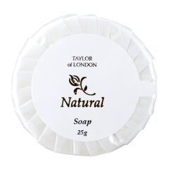 Savons envelopp&eacute;s de papier Natural Taylor of London (lot de 100)