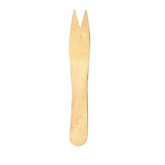 Fourchettes en bois biod&eacute;gradables Fiesta Compostable (lot de 1000)