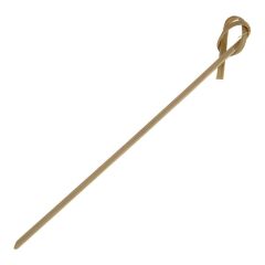 Piques boucles biod&eacute;gradables en bambou 120mm lot de 100