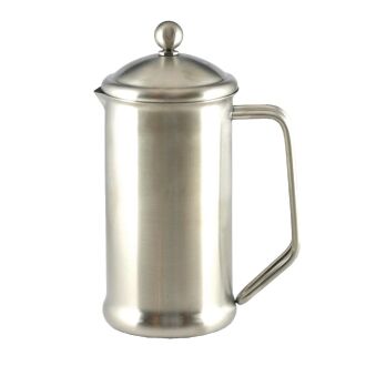Cafeti&egrave;re &agrave; piston en inox satin&eacute; Olympia 3 tasses