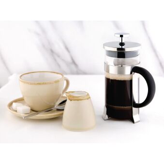 Cafeti&egrave;re &agrave; piston en acier inoxydable Olympia 3 tasses