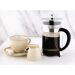 Miniature Cafeti&egrave;re &agrave; piston en acier inoxydable Olympia 6 tasses n°4