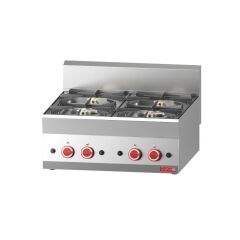 Fourneau gaz &agrave; poser 4 feux Gastro M 650 65/70PCG