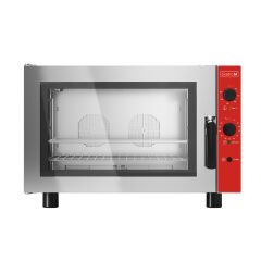 Four &eacute;lectrique &agrave; convection 4 niveaux avec humidificateur Gastro M porte lat&eacute;rale 400V