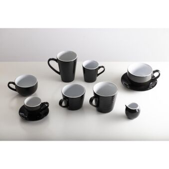 Pots &agrave; lait Olympia Caf&eacute; noirs 70ml (lot de 6)