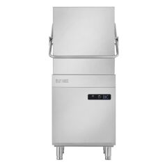 Lave-vaisselle num&eacute;rique &agrave; capot Buffalo avec pompe de vidange 9,7 kW triphas&eacute;