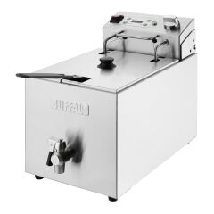 Friteuse &eacute;lectrique simple avec minuterie Buffalo 8L